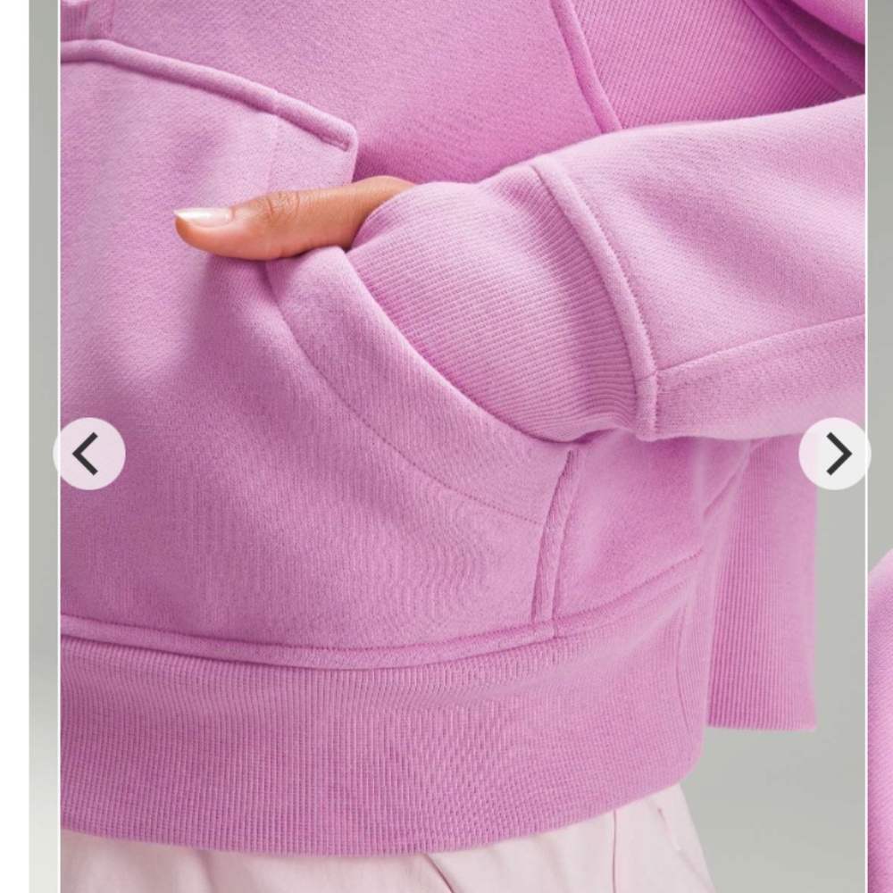 LULULEMON | Pink Scuba Oversized Half Zip Hoodie (size M/L) - Picture 4 of 7